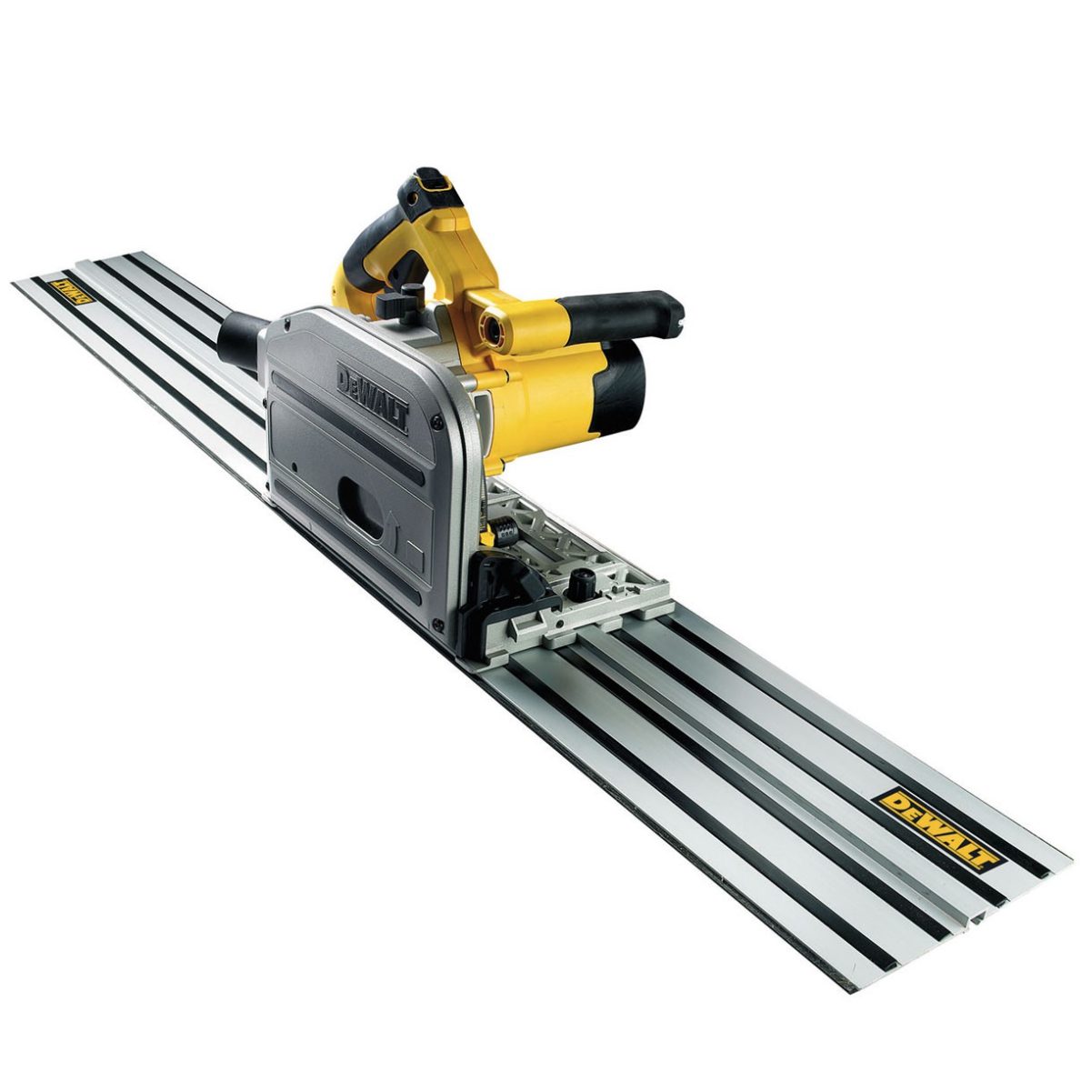 DeWalt Plunge Saw 165mm, 1300 Watt Includes Guide Rail (DWS520KR)