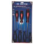 KING TONY SCREWDRIVER SET 7PC CARDED