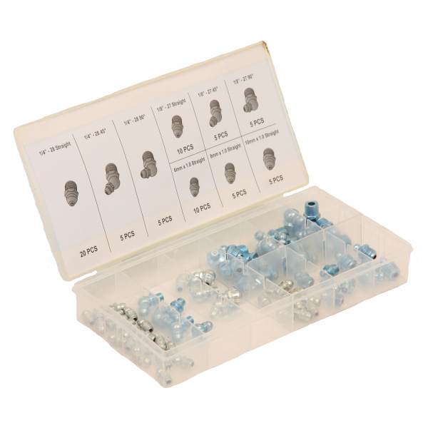 MICRO TEC GREASE NIPPLE ASSORTMENT 70PC