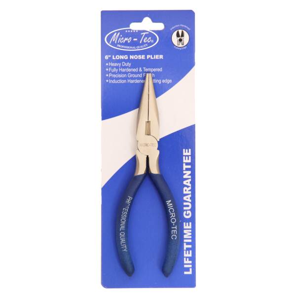 MICRO TEC LONG NOSE PLIER 200MM