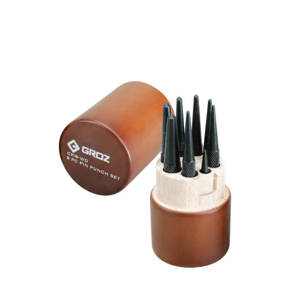 GROZ PUNCH CTR SET W/BOX 1.5-5.5 CP/8WD