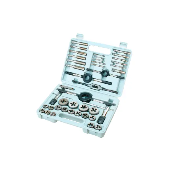 GROZ TAP & DIE SET C/STEEL 3-12MM ST-41M